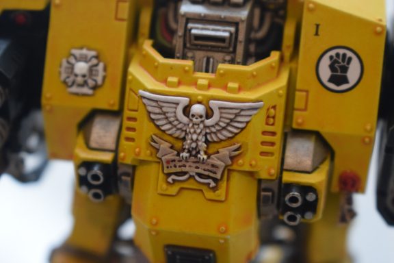 Imperial Fist Dreadnought Close up