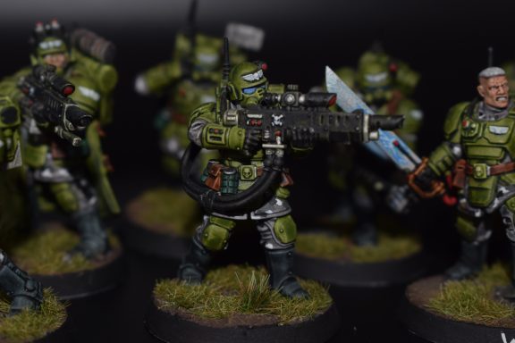 Cadian Kasrkin - Close up